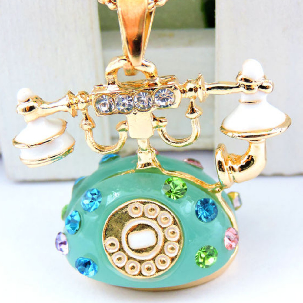 Retro Phone Pendant
